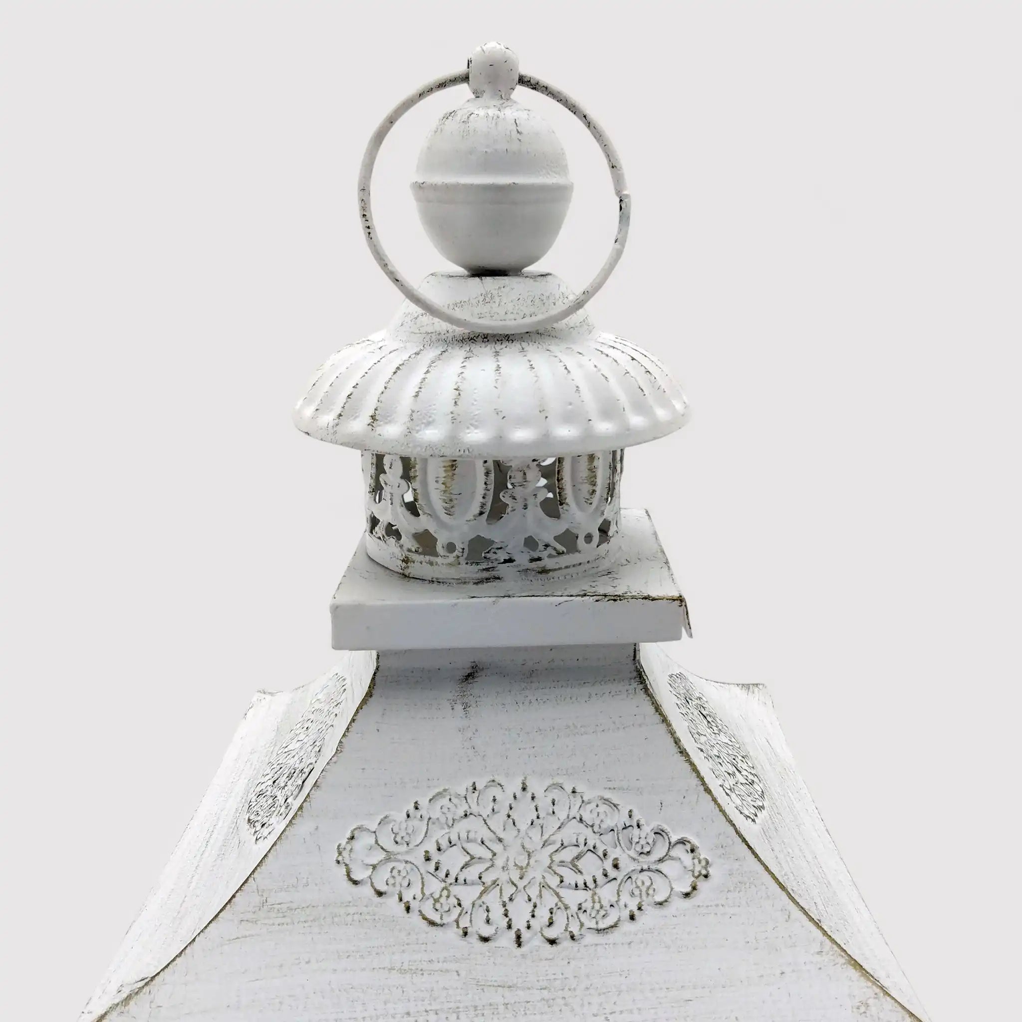 Ninfea - Set 2 di lanterne grandi bianche