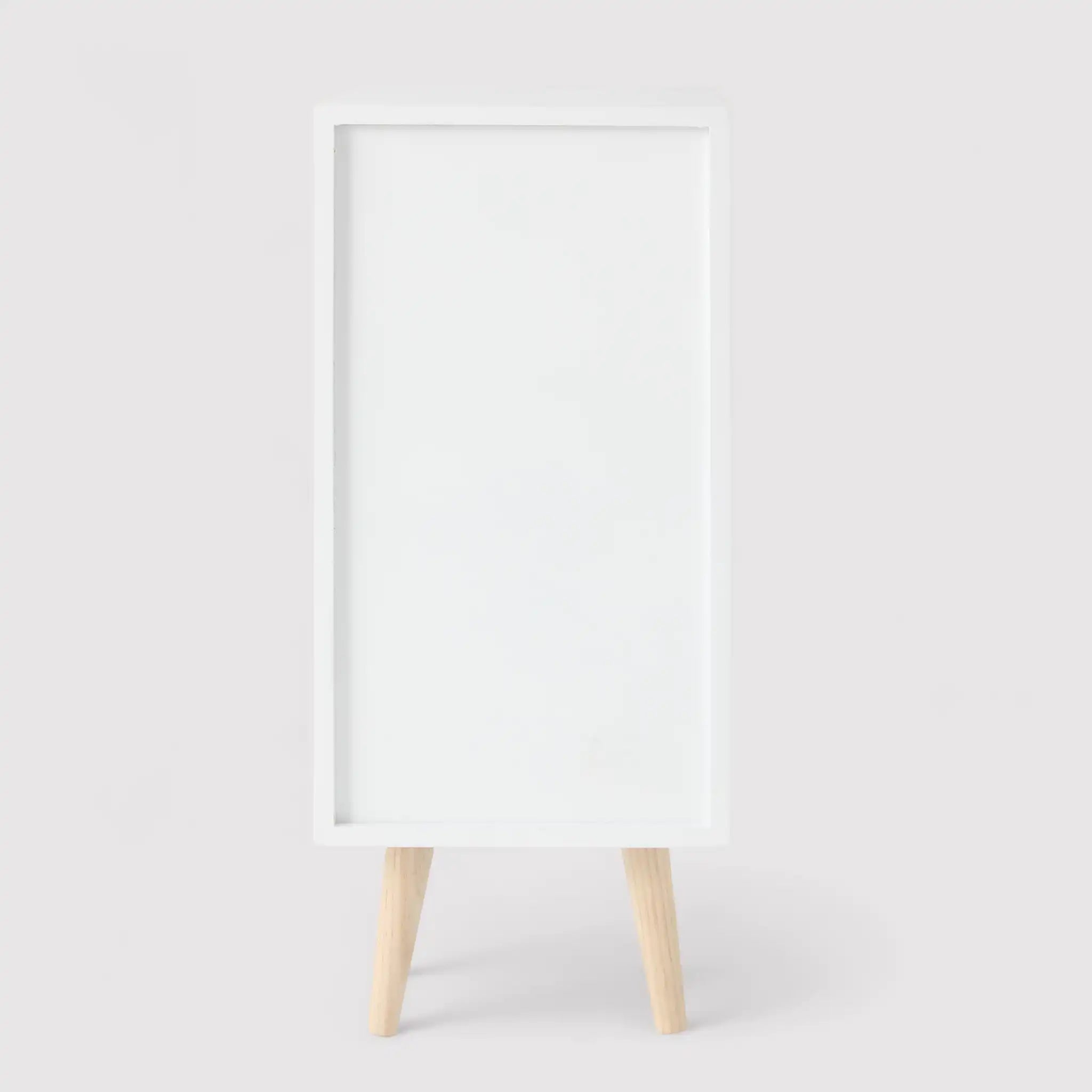 Clarkia - Comodino in legno con 3 cassetti colorati