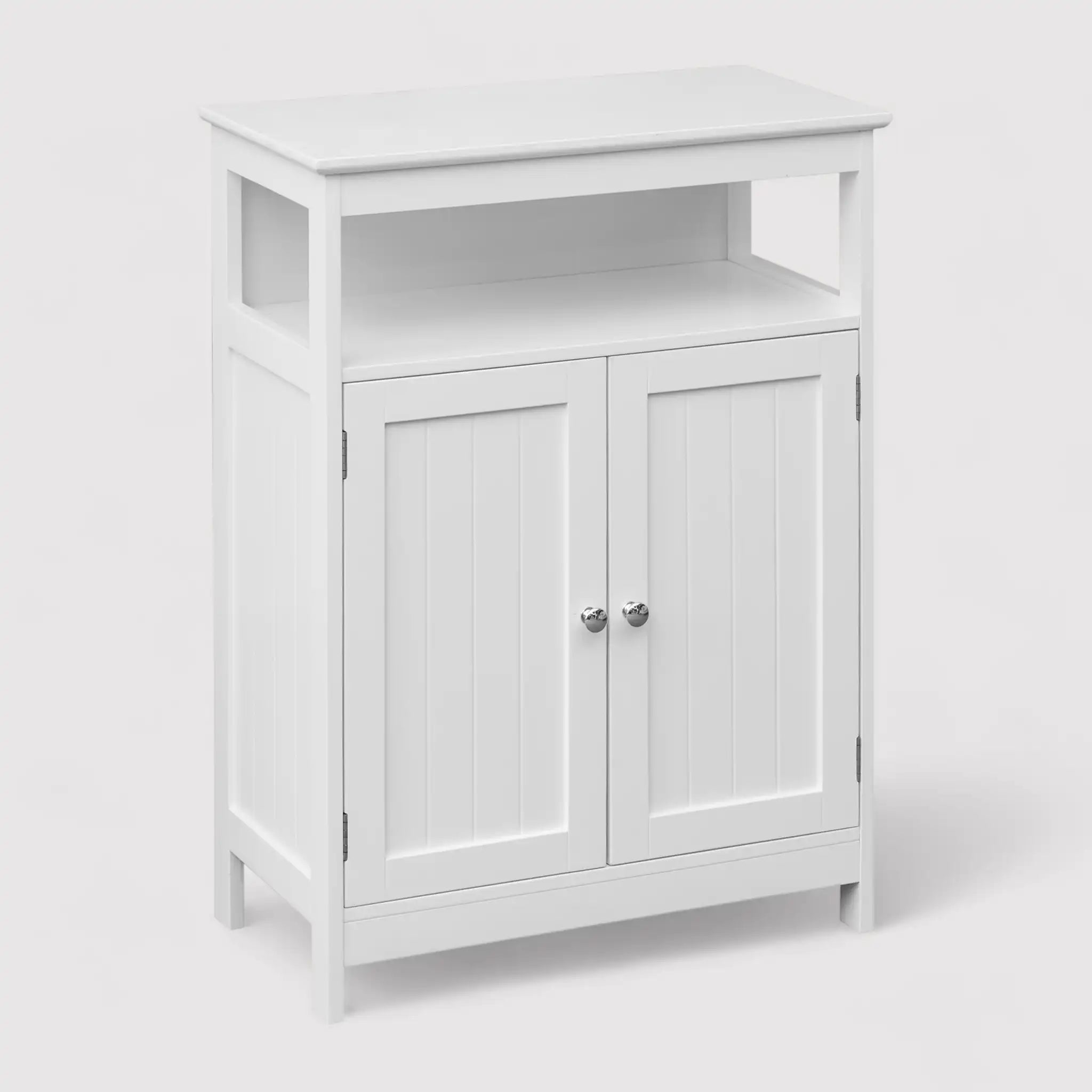 Murraya - Armadietto da bagno bianco con 2 ante