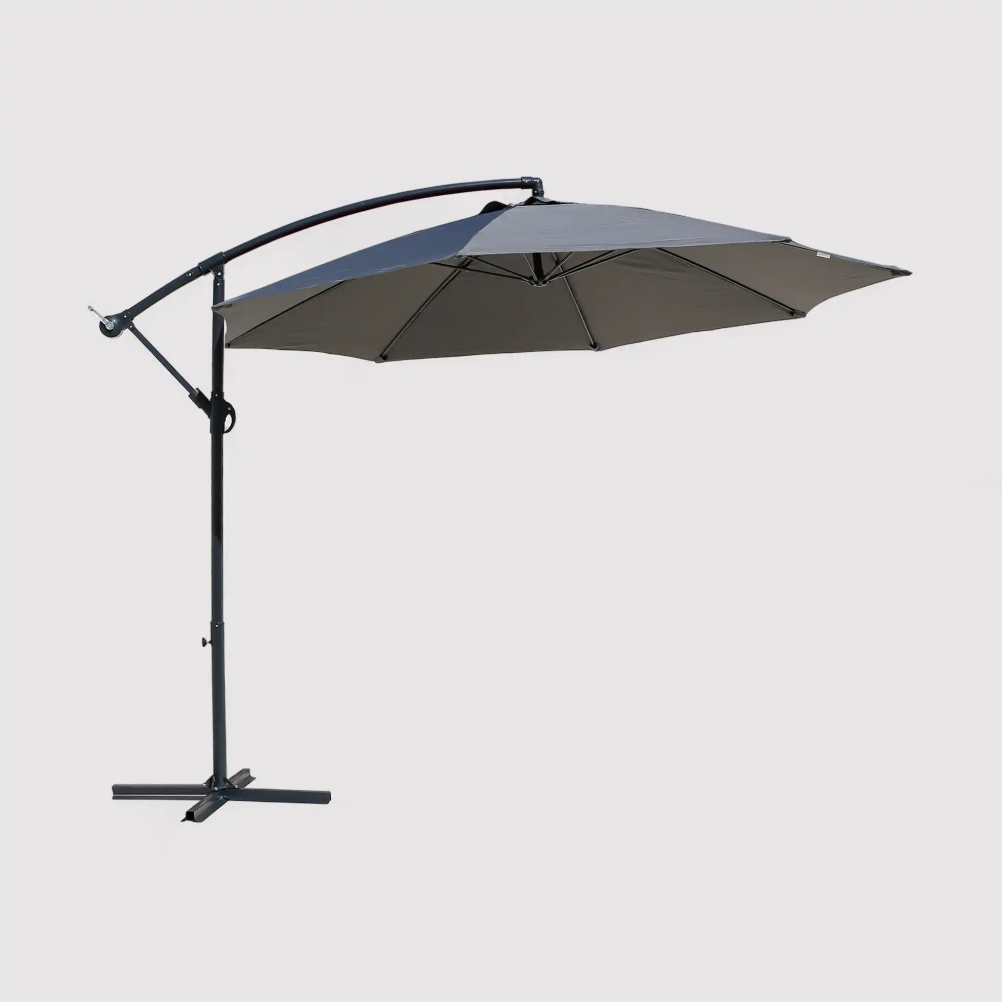 Gelso - Ombrellone a braccio grigio per casa o ristoranti