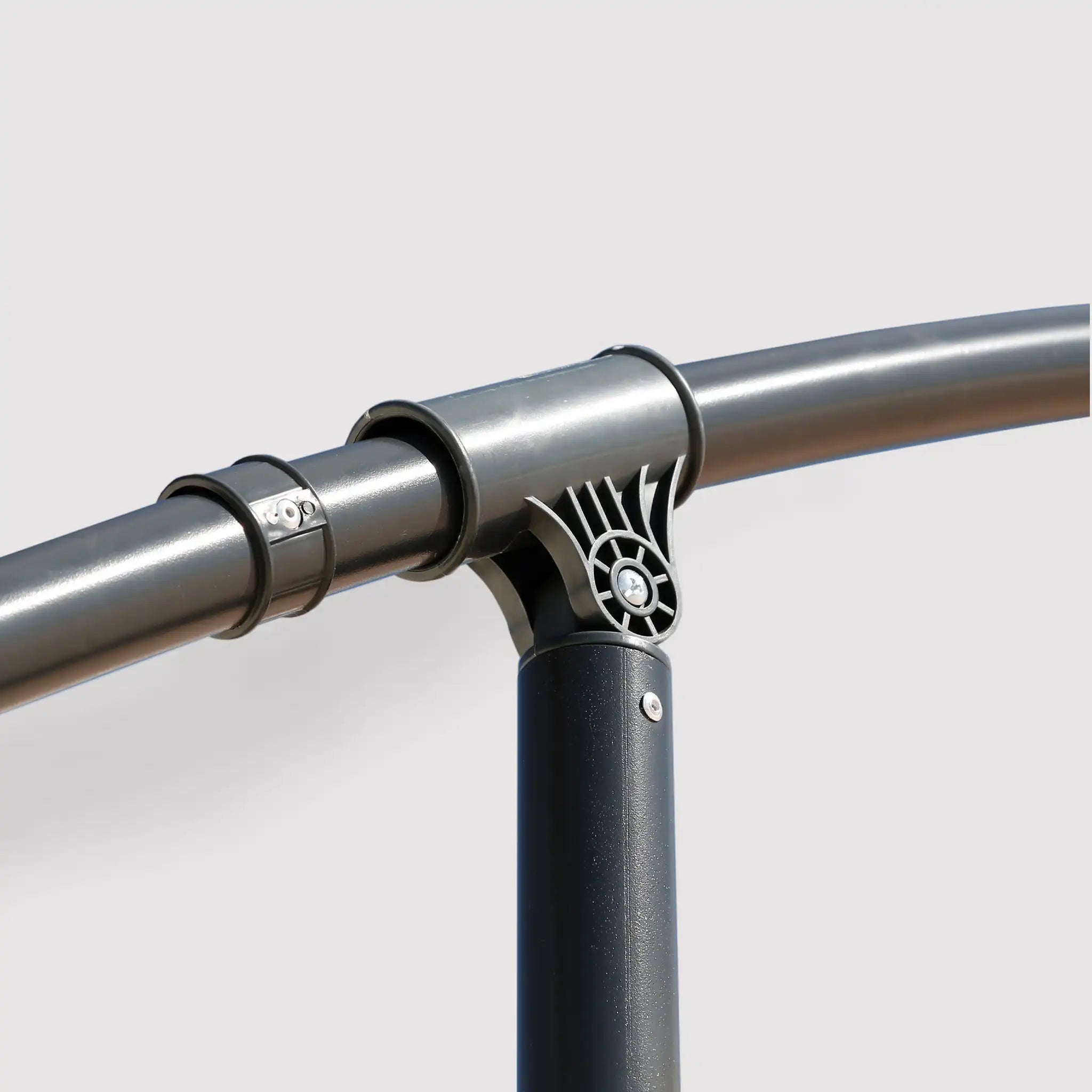 Gelso - Ombrellone a braccio grigio per casa o ristoranti