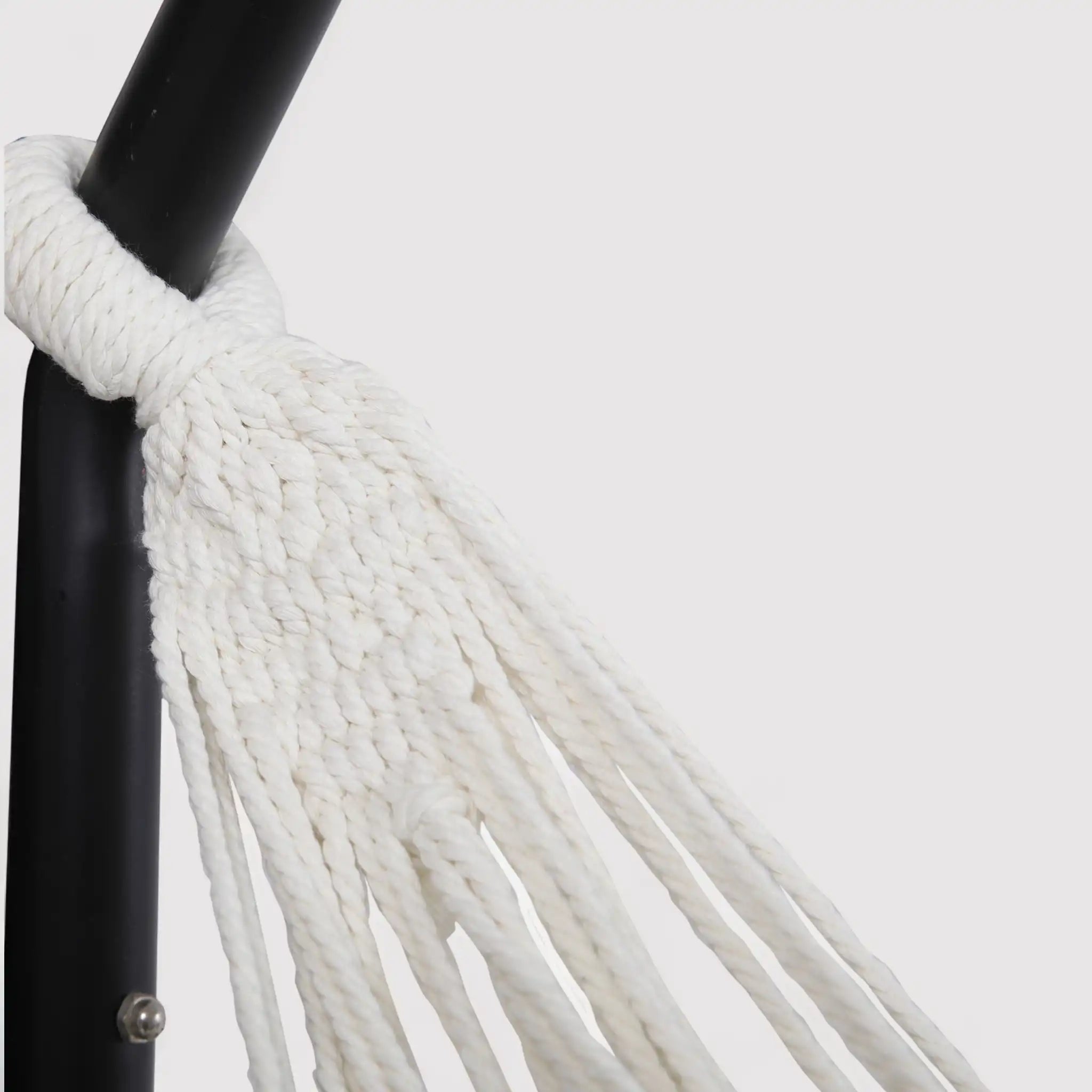 Garoafa - Amaca da giardino a righe arancioni e fuxia in policotone