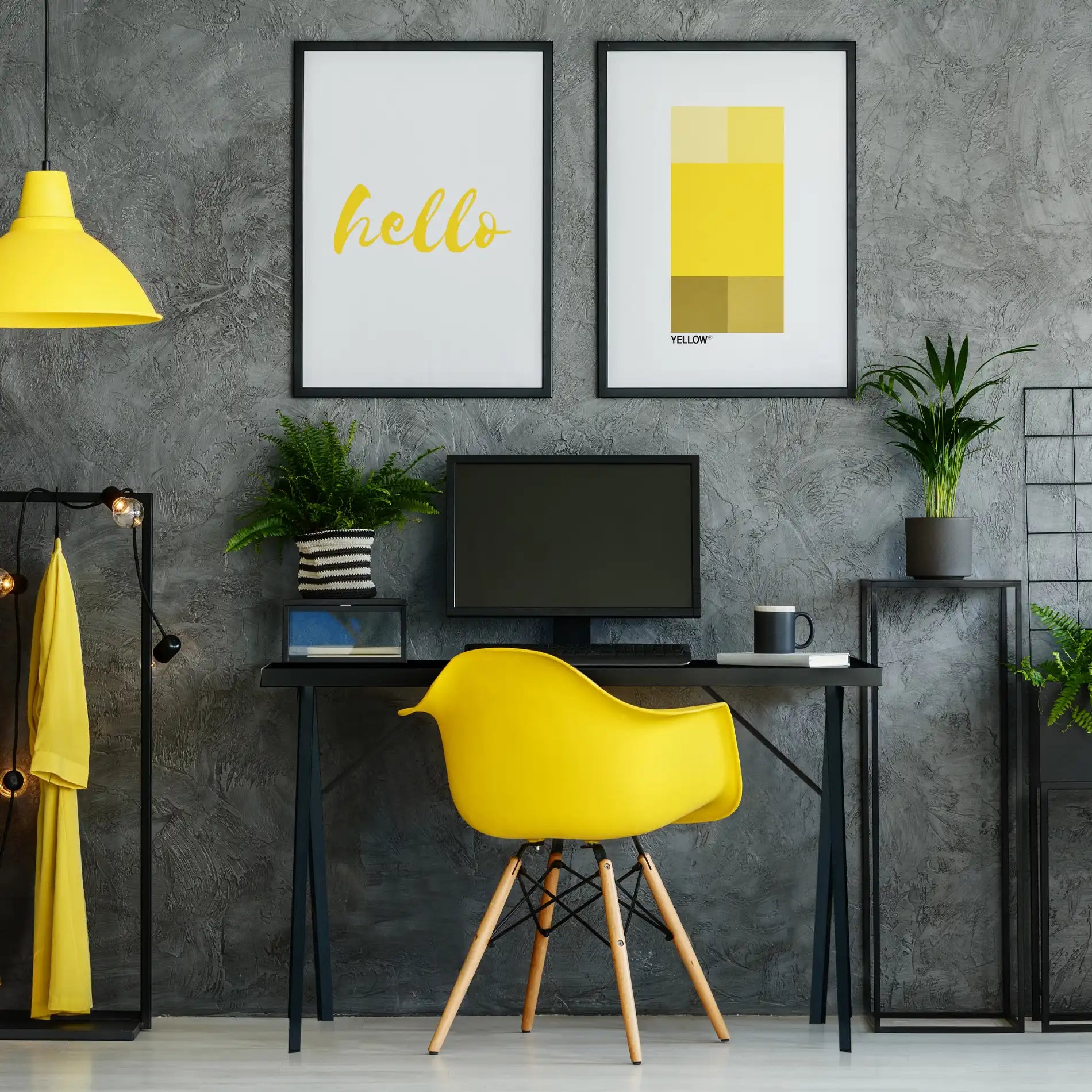 Akadama - Scrivania porta pc salvaspazio nera per sala studio