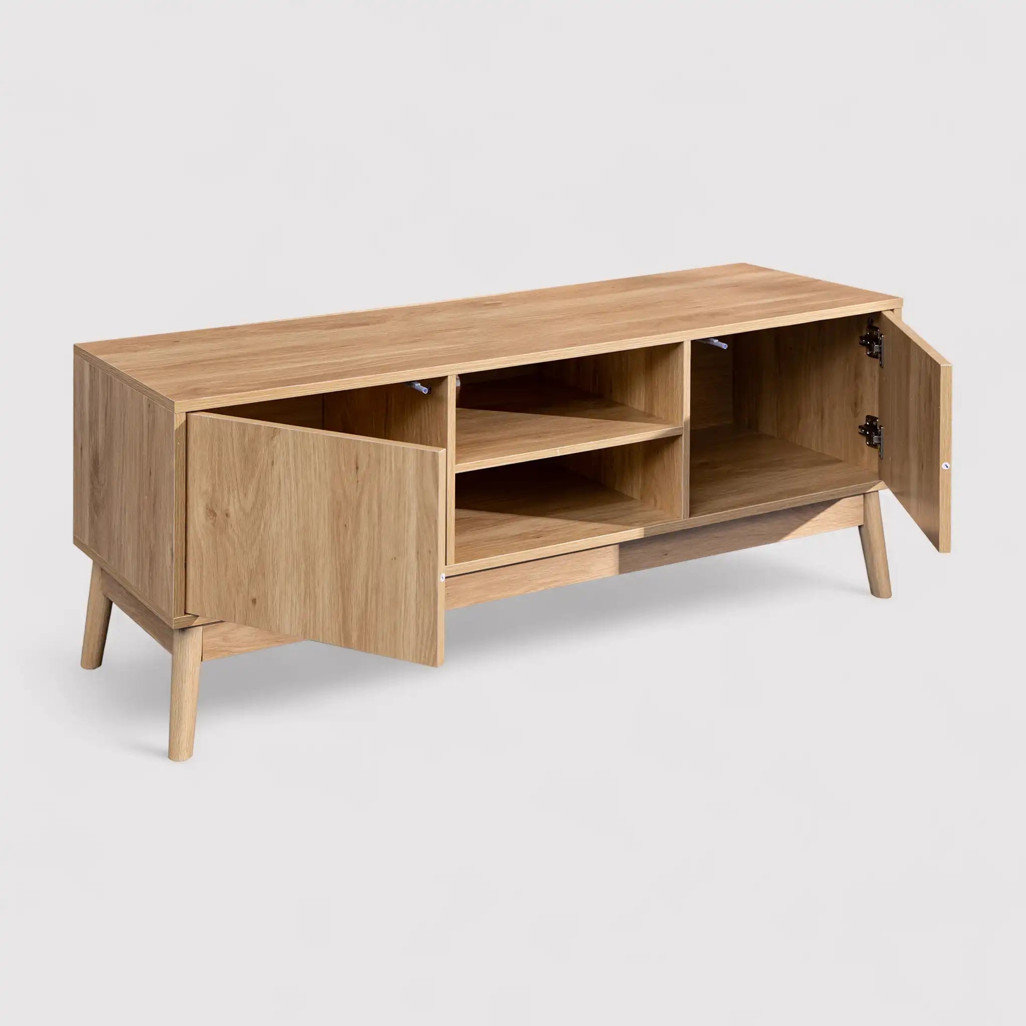 Pilea - Mobile porta tv in stile scandinavo con 2 ante