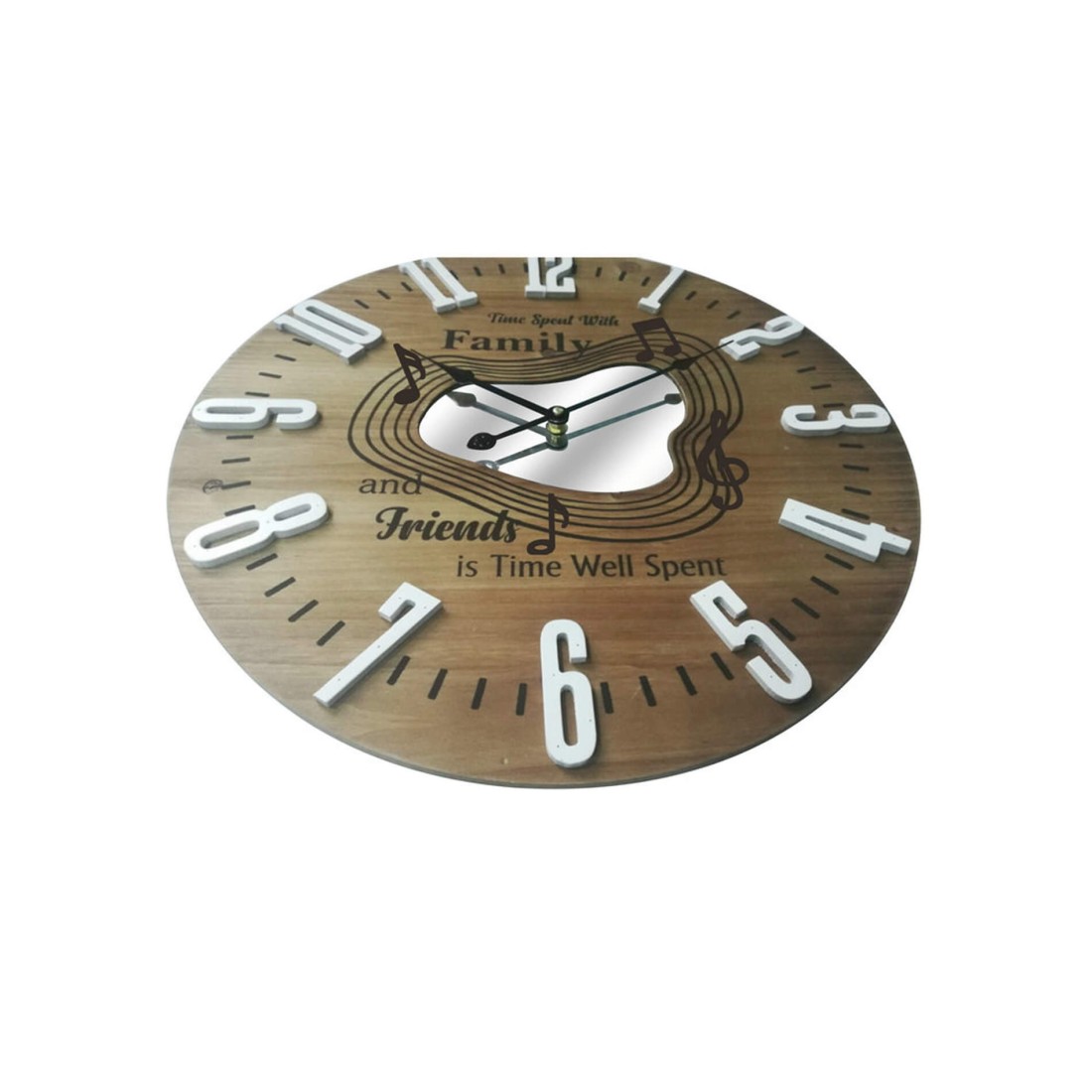Reloj Pared 20 Cm Moderno Aluminio Analógico Cocina Living