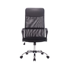 Office chair with mesh and breathable backrest