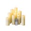 Set of 9 led candles with remote control