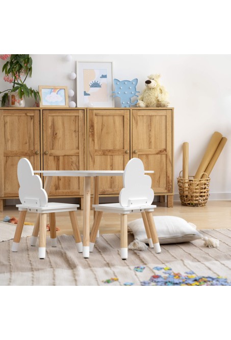 Amuebla • Set infantil Mesa + 4 sillas