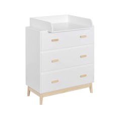 Betula - Chest of drawers with removable changing table and 3 drawers
