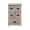 Chest of drawers with 5 white drawers...