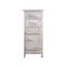 Shabby white cabinet decorated 1 door...