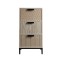 Parkia - Wood and metal bedside table...