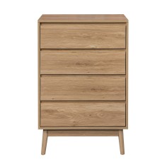 Chest of drawers with 4 drawers for bedroom or hall