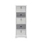 White multipurpose chest of 5 drawers