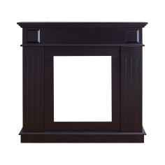 Classic style black faux fireplace