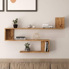 Abura - Modern zigzag design shelf