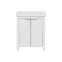 Storage unit for laundry room with 2...