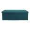 Pouf box with bench blue in atlantic...
