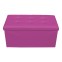 Seat purple pouf container for modern...