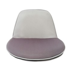 Gray folding armchair for yoga or relaxation