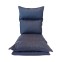 Blue denim and padded meditation chair