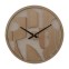 Carex - Modern wall clock with carved...