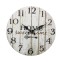 White decorative clock in shabby chic...