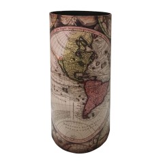 Entrance umbrella stand with globe pattern
