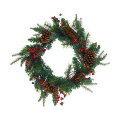 Felicia - Elegant Christmas wreath with faux berries