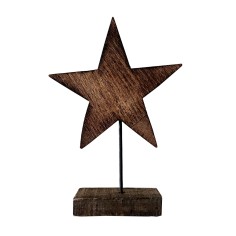 Acorus - Estrella de Navidad decorativa de madera