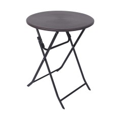 Camelia - Dark grey round folding outdoor table