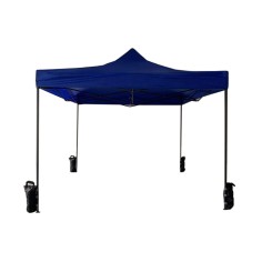 Ficus - Blue 3x3 gazebo with weights for fairs and events