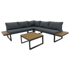 Yama - Outdoor lounge with 2 sofas and coffee table
