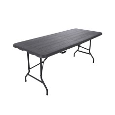 Betel - Table d'extérieur pliante gris foncé