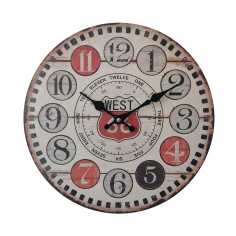Industrial style hanging clock