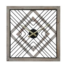 Square wall clock in a modern style