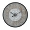 Boho chic wall clock with decorated dial