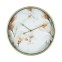Retro hanging clock with floral print