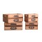 Set of 4 wooden boxes for fruit and...