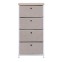 Multipurpose chest of drawers with 4...