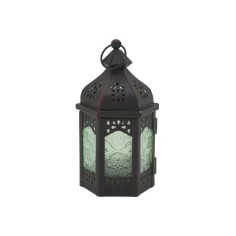 Lawsonia - Lanterne décorative verte de style marocain