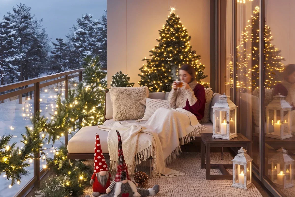 Come decorare il balcone per Natale: 5 ispirazioni magiche