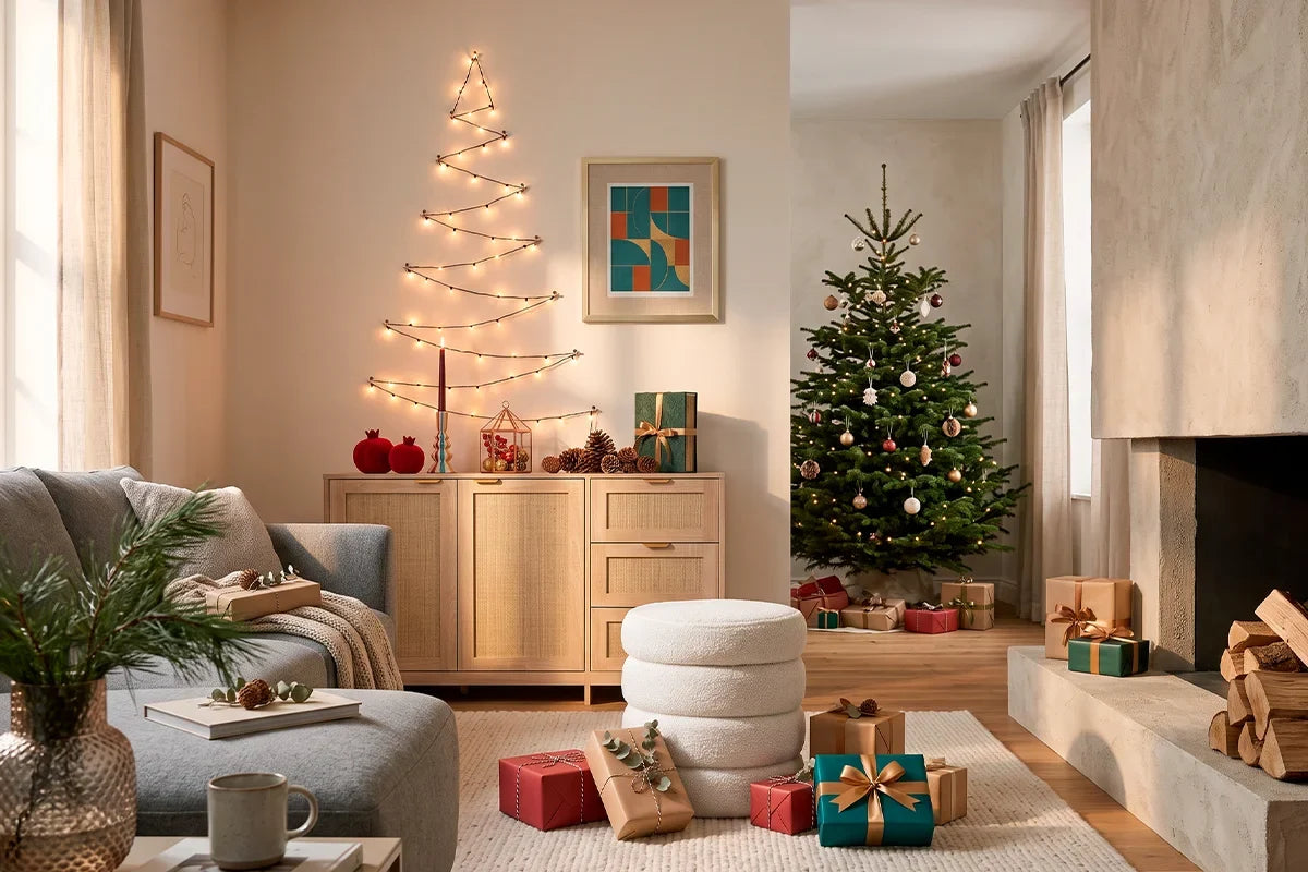 5 ispirazioni per decorare l'ingresso di casa a Natale