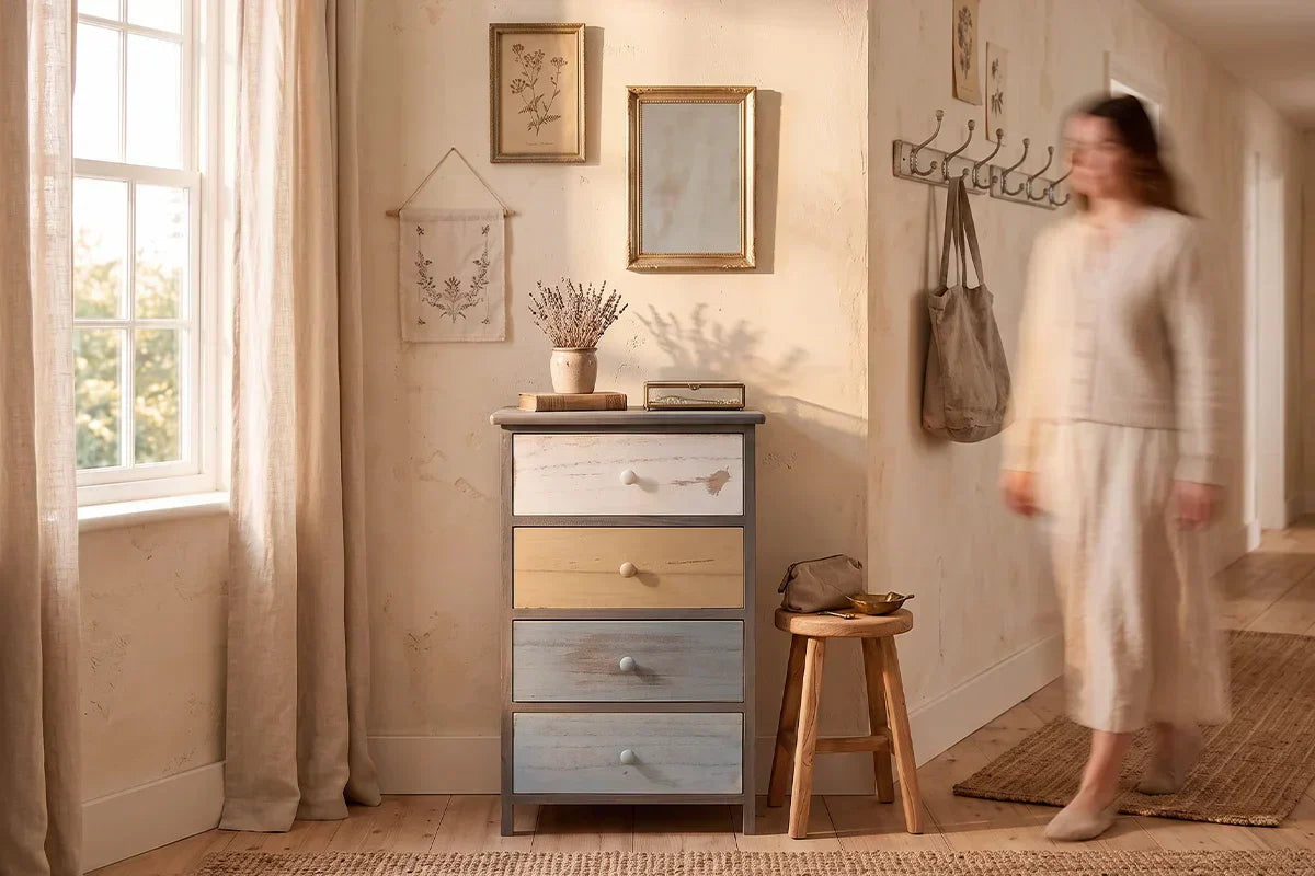 Un romantico benvenuto: come arredare un ingresso shabby chic!
