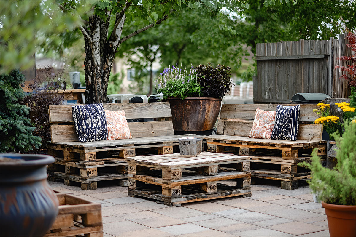 Arredare il giardino con i bancali: 4 idee creative!