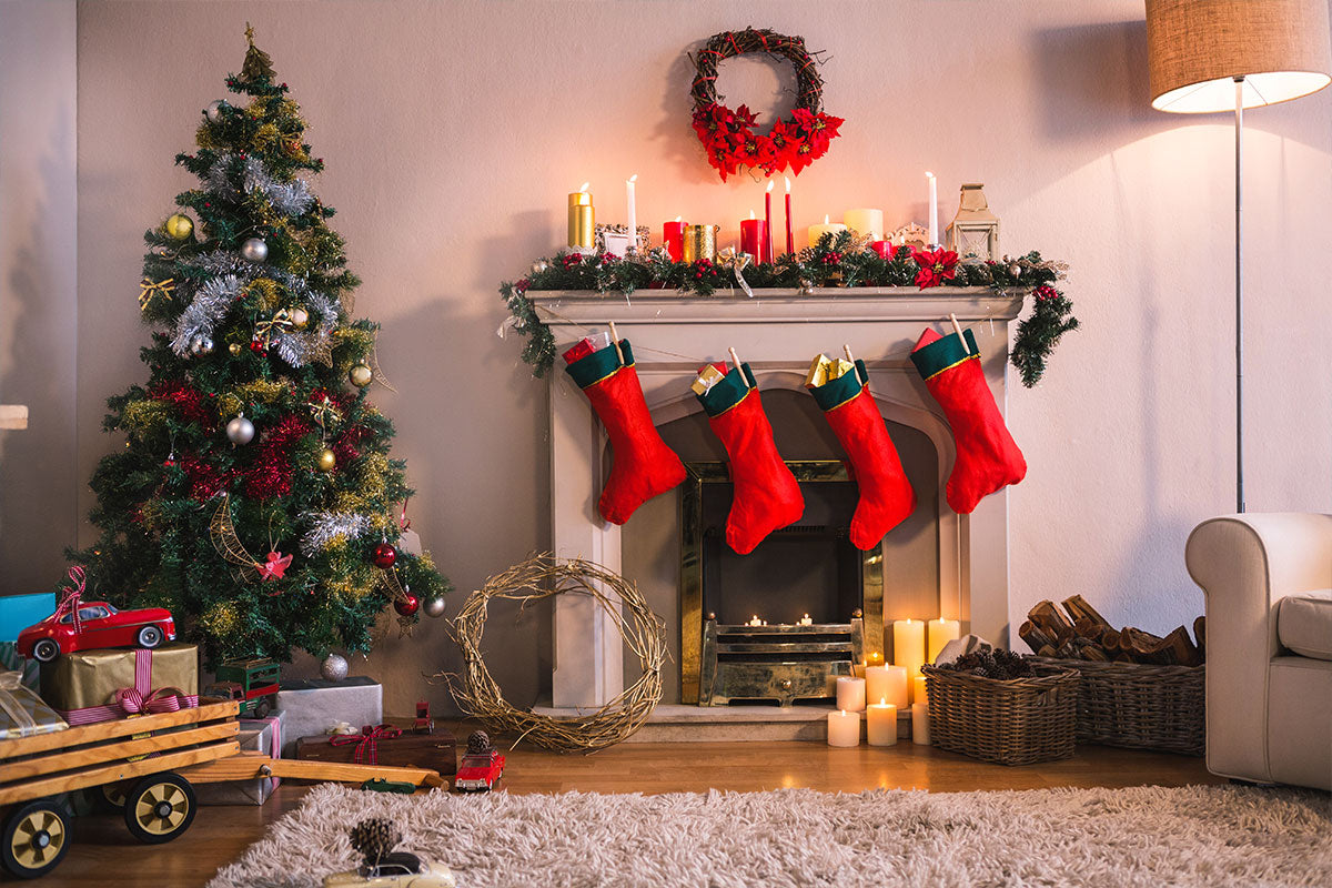 Come decorare il camino a Natale! Le nostre ispirazioni