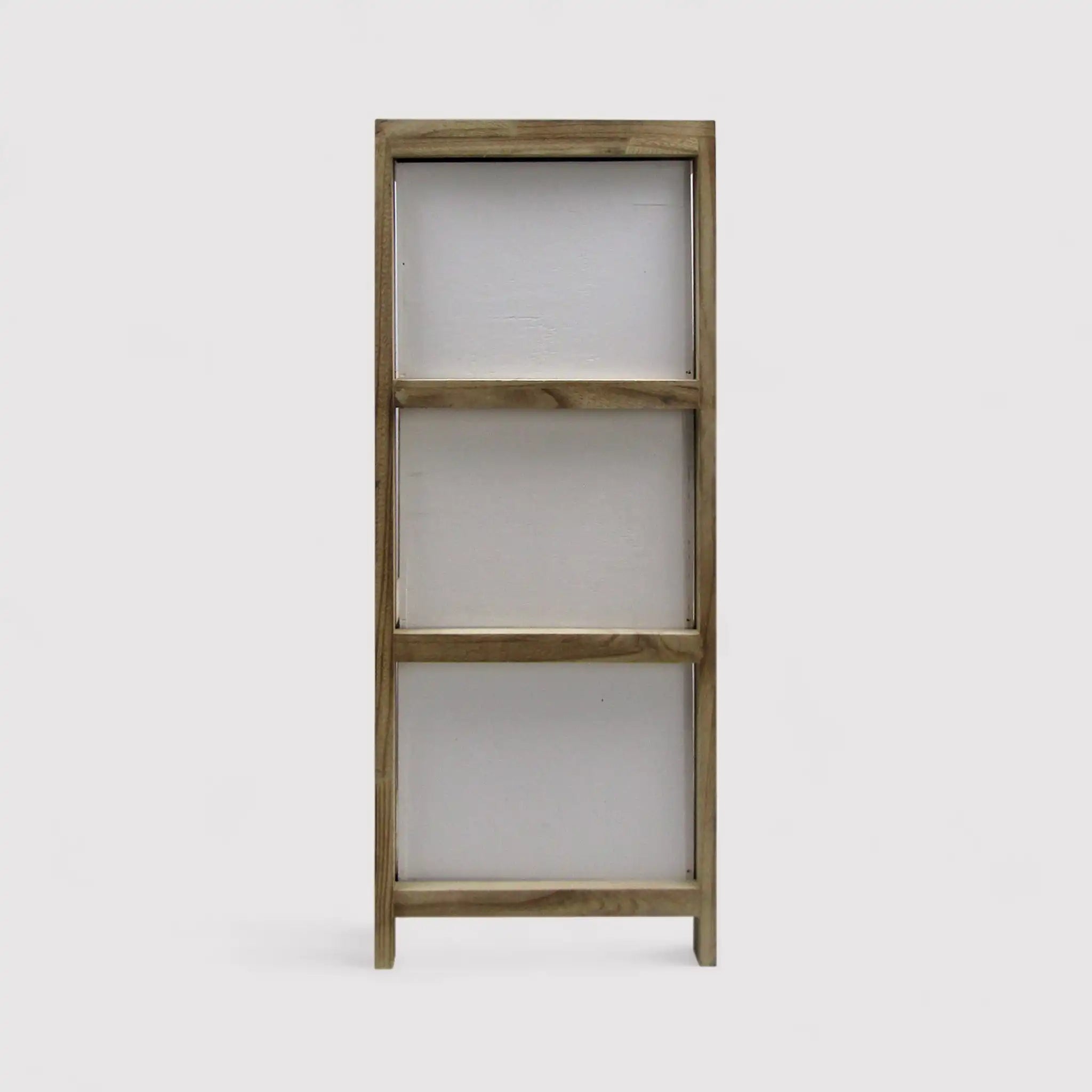 Table de chevet de style nordique avec 3 tiroirs décorés