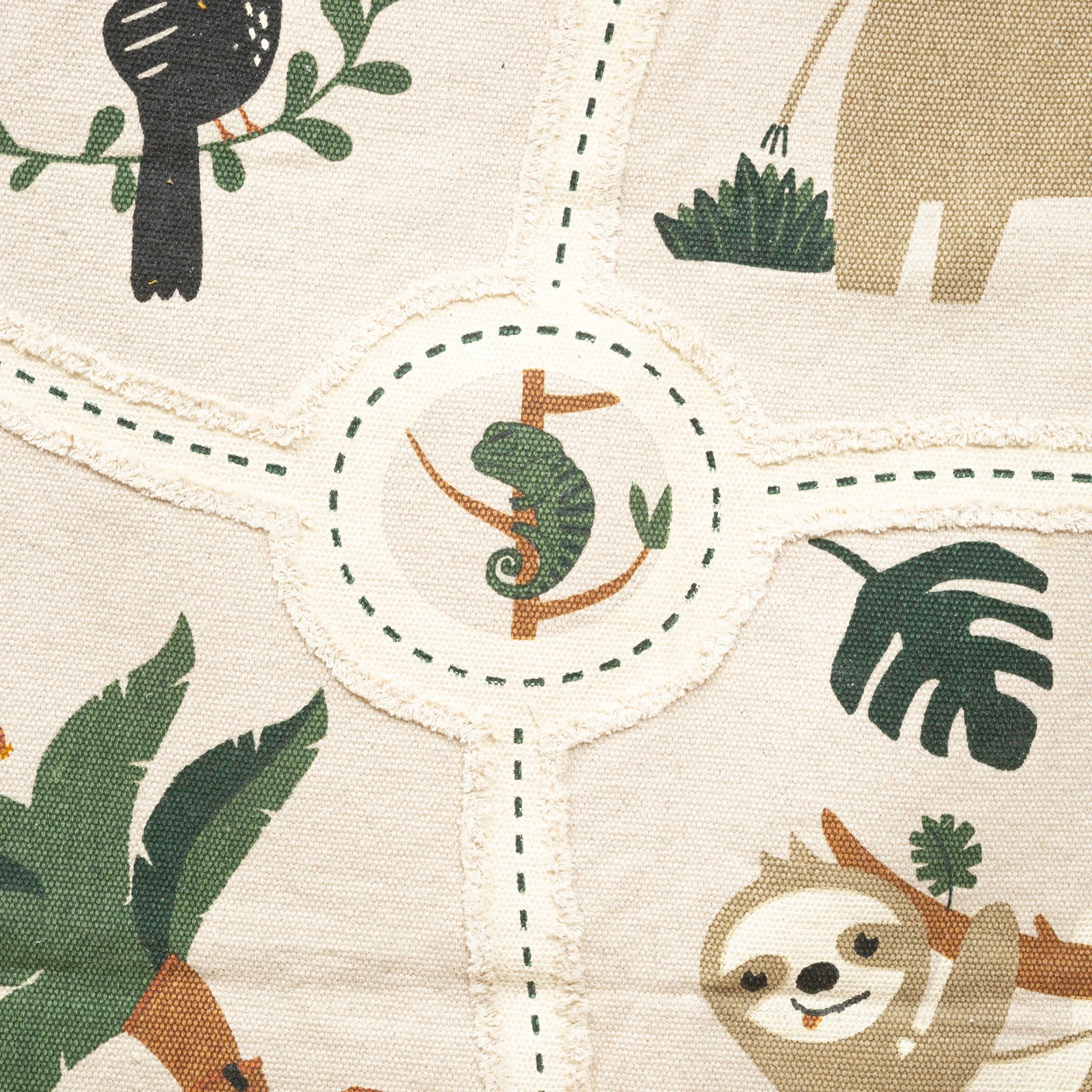 Puriri - Tappeto per cameretta a tema giungla 100x150 cm