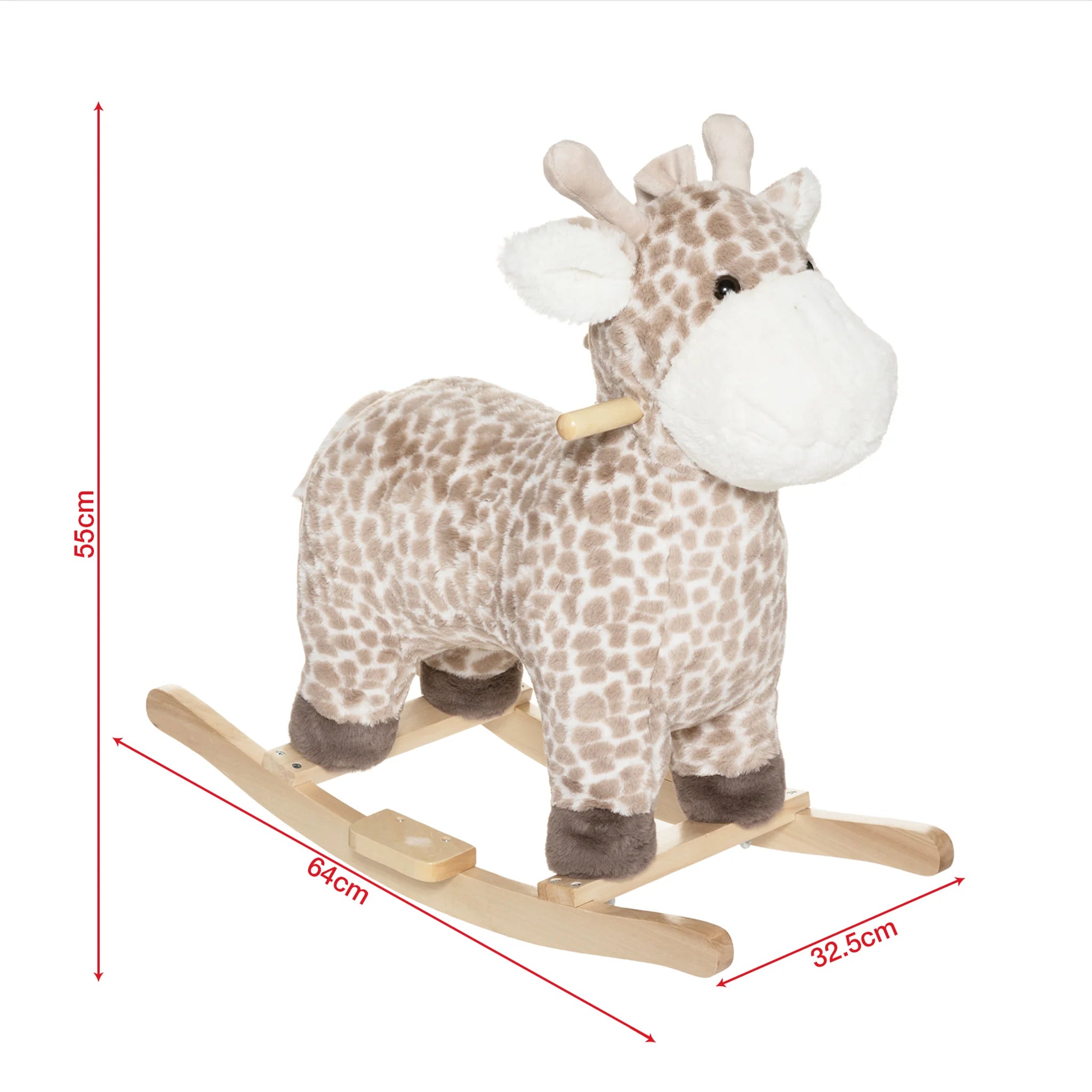 Erioforo - Dondolo per bambini a forma di giraffa