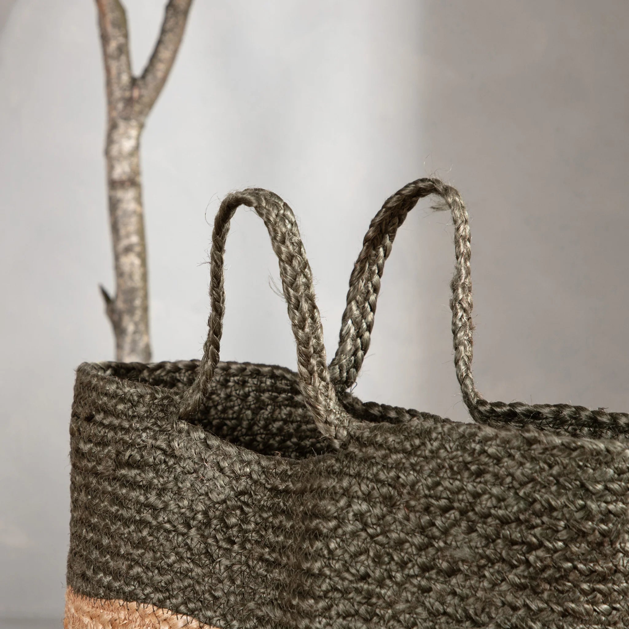 Zerbel - Cesto portaoggetti o per panni in juta naturale